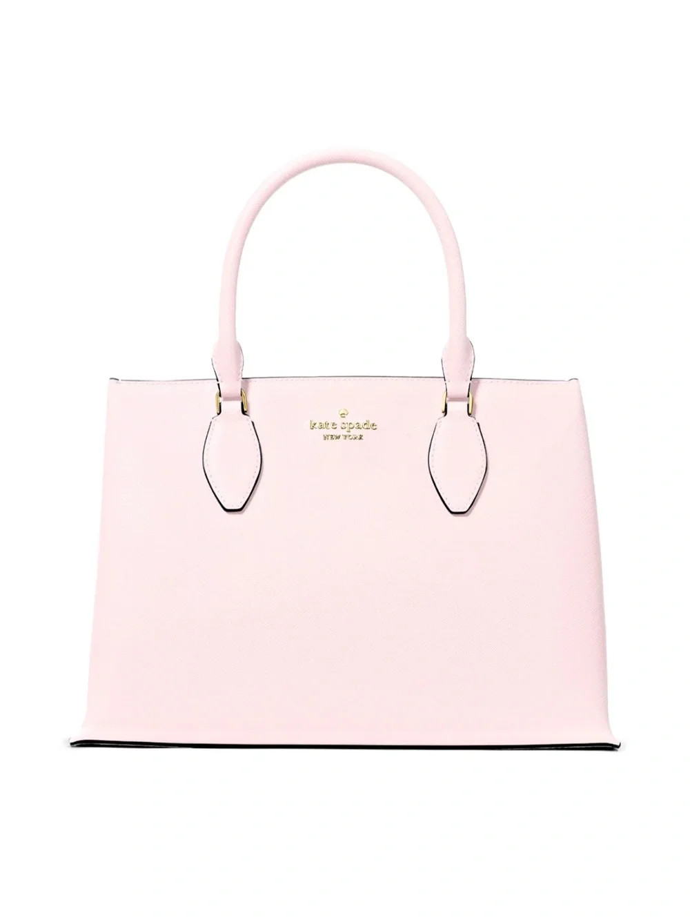 New Kate Spade Rae Medium Satchel Saffiano Shimmer Pink
